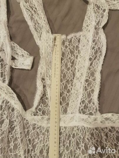 Белый школьный фартук