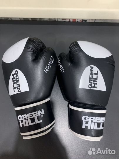 Боксерские перчатки green hill