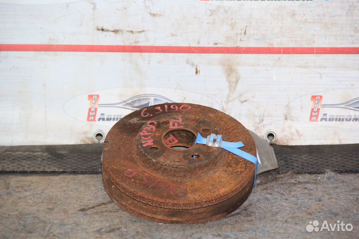 Тормозной диск перед c Toyota Funcargo NCP20 2NZ-F