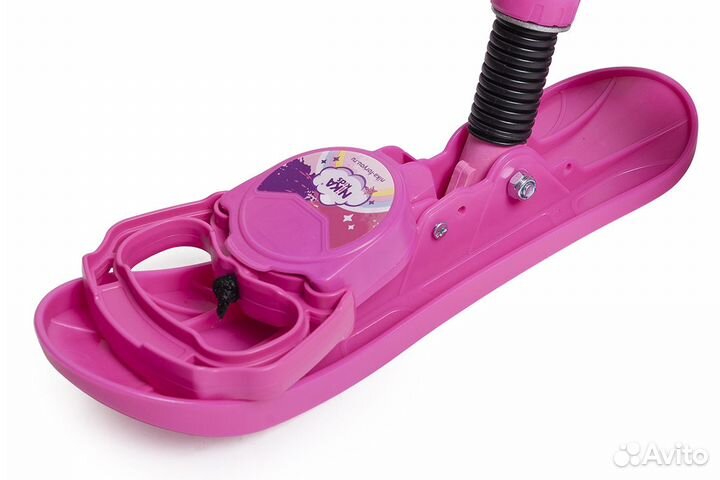 Снегокат, Nika - Twiny (TW2-M) со спинкой и толкат