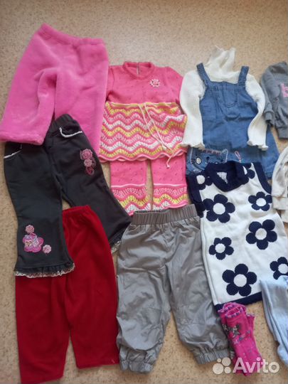 Детские вещи пакетом для девочки от года