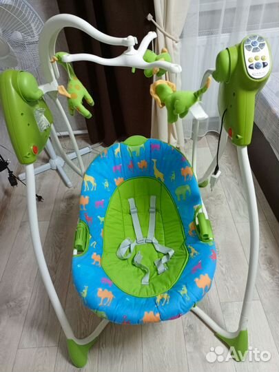 Электронные качели для новорожденных