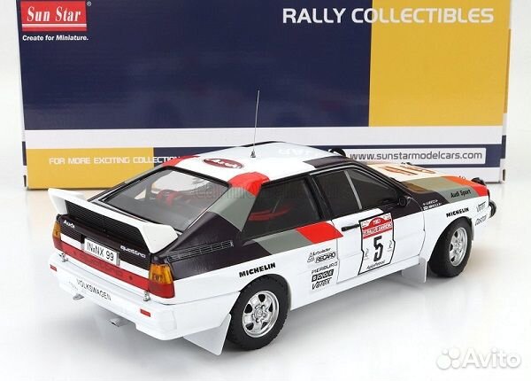 Audi Quattro A2 №5 Rally Sanremo 1983 1/18