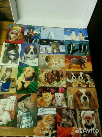 Календарики маленькие с животными