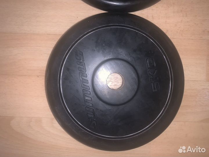 Новые блины для гантелей 5 кг