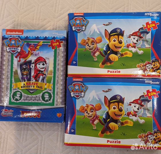 Пазлы новые и бу