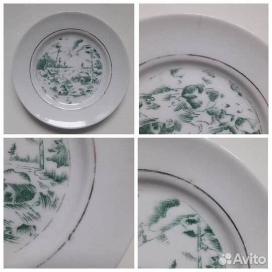 Посуда, фарфор СССР, Хайта, старое клеймо