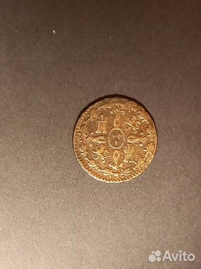 Монета Испания 1828 год