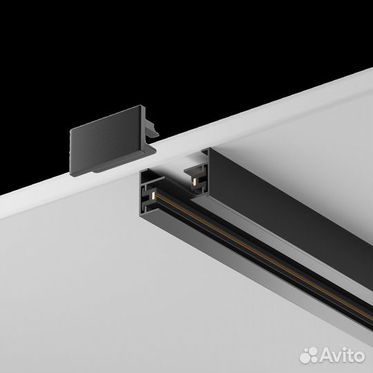 Шинопровод однофазный TR-300 - 1TP - BK 3м чёрный