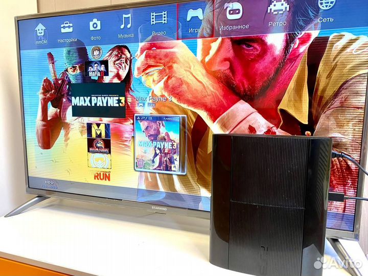 Sony PlayStation 3 500gb + 40 игр прошита