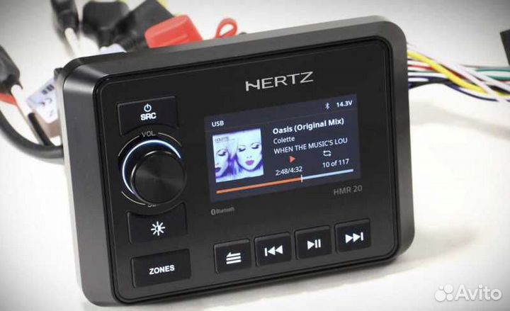 Hertz HMR 20 Морская магнитола в катер