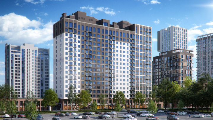 2-к. квартира, 63 м², 7/20 эт.