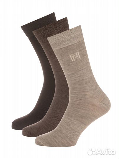 Носки шерсть мериноса, комплект 3 пары UK