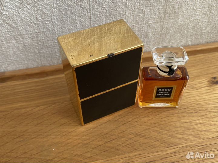 Духи винтаж Coco Chanel 7,5ml 1985 гв Хрусталь