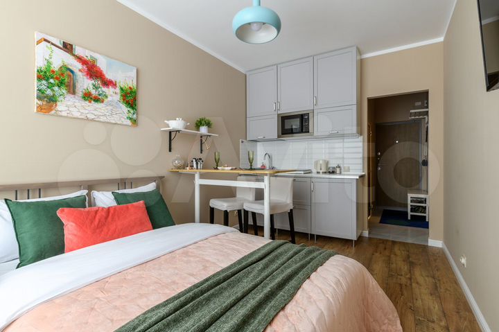 Квартира-студия, 20,5 м², 1/9 эт.