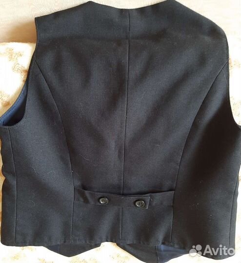 Школьн.костюм тёмно-синий 34р бу