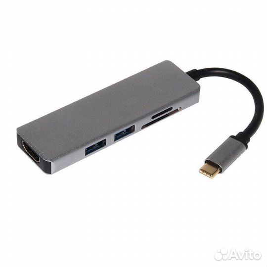 Переходник Type-C to hdmi /USB 3.0 hdmi TF SD card