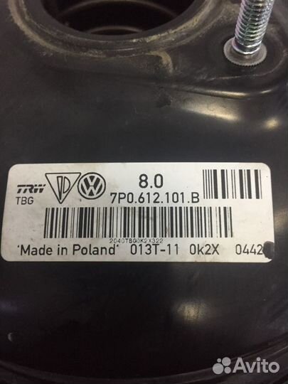 Усилитель тормозов вакуумный Таурег Туарег нф