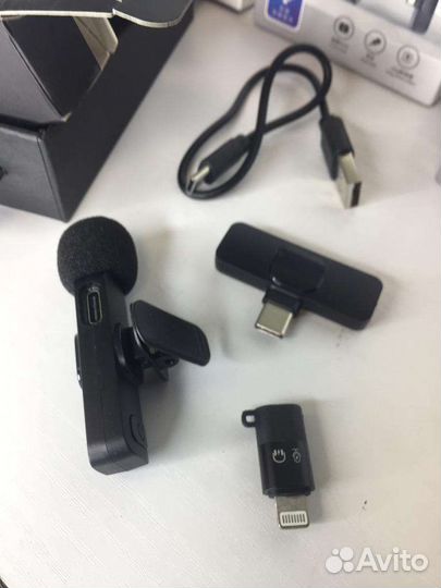 Микрофон петличка беспроводной для Type-c и iPhone