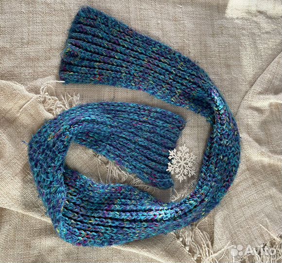 Комплект шапка и шарф для девочки