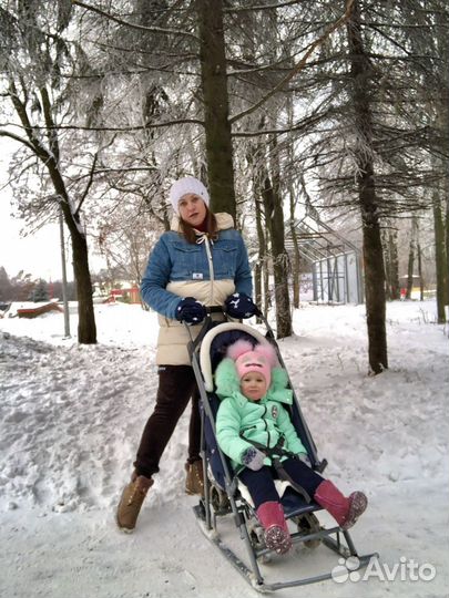 Коляска санки