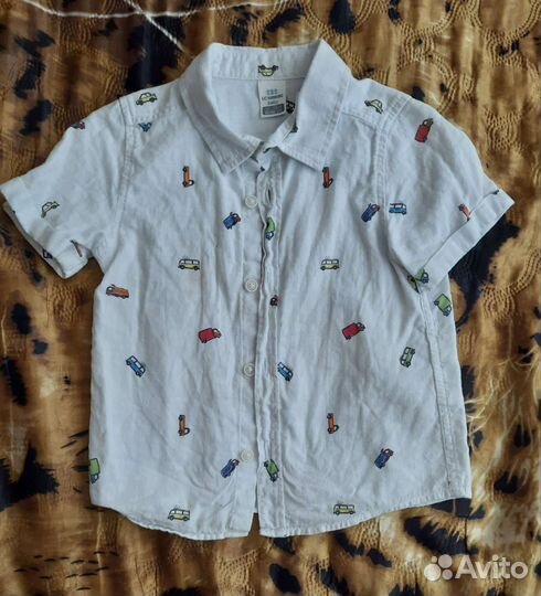 Рубашка на мальчика 98