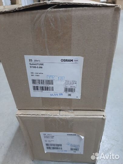 Светодиодные лампы T8 9W Osram