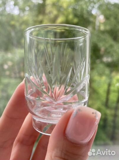 Хрустальные рюмки стопки СССР