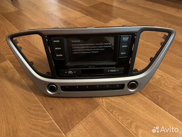 Штатная магнитола на hyundai solaris 2 2017