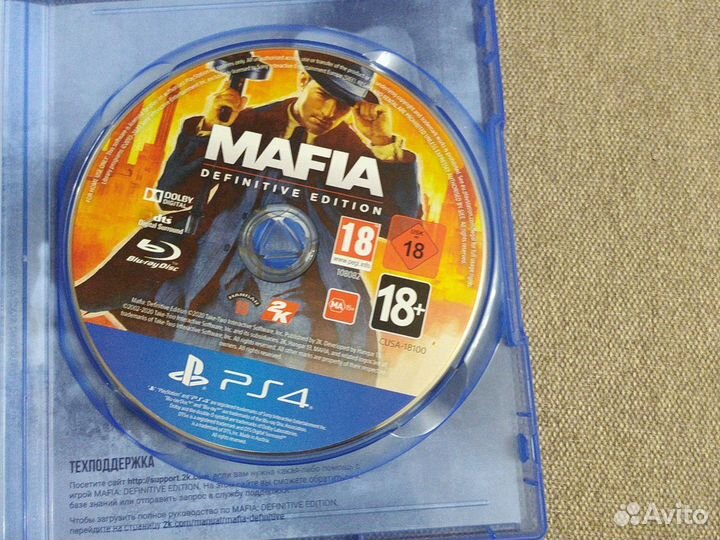 Игра для приставки ps4 Mafia Definitive Edition