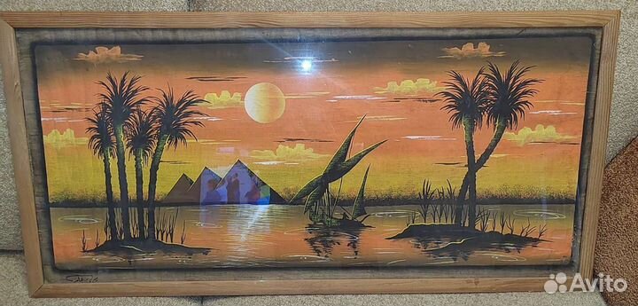 Картина на папирусе