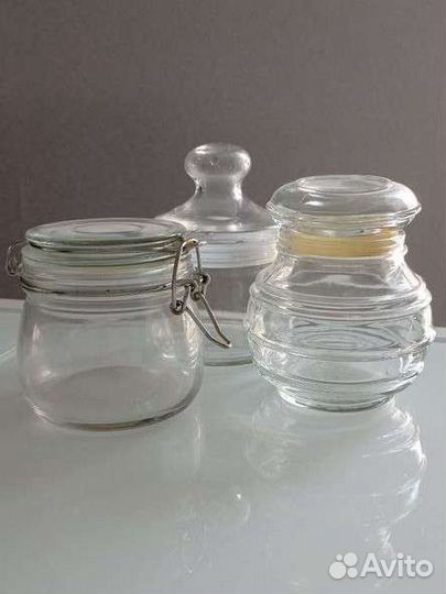 Банки контейнеры для сыпучих продуктов стекло