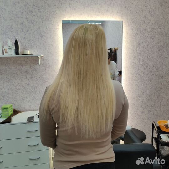 Наращивание волос на дому