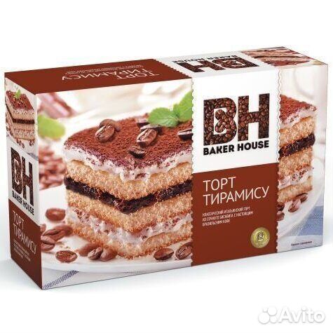 Торт бисквитный Baker House Тирамису 350 г