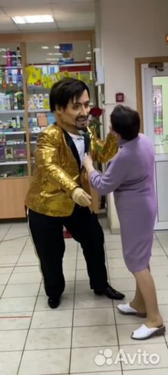 Ростовая кукла, поздравление Стас Михайлов