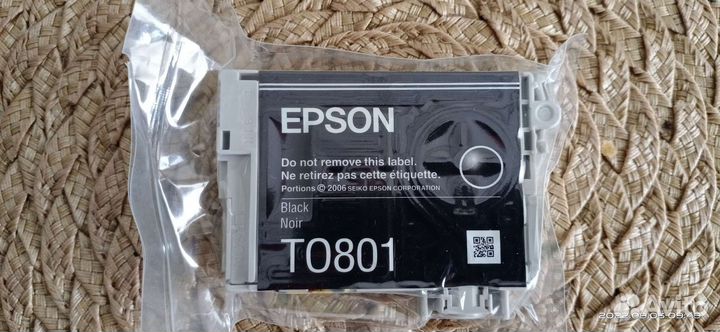 Картридж epson оригинальный (T0801-T0806)