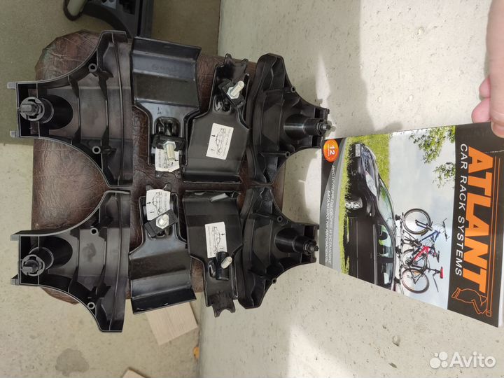 Багажник Atlant на крышу Nissan Tiida, аэро, алюм