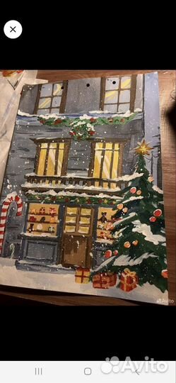 Рисунки,новогодние рисунки,арт