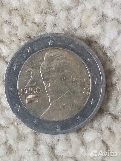 2 евро. 2002. Оригинал. В коллекцию