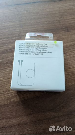 Наушники Apple earpods 3,5 мм