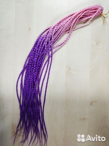 Косички Зи Зи двухцветные 30шт