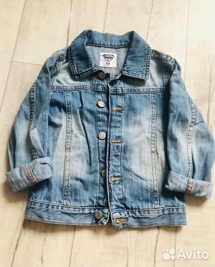 Джинсовая куртка для мальчика, размер 3-4 года