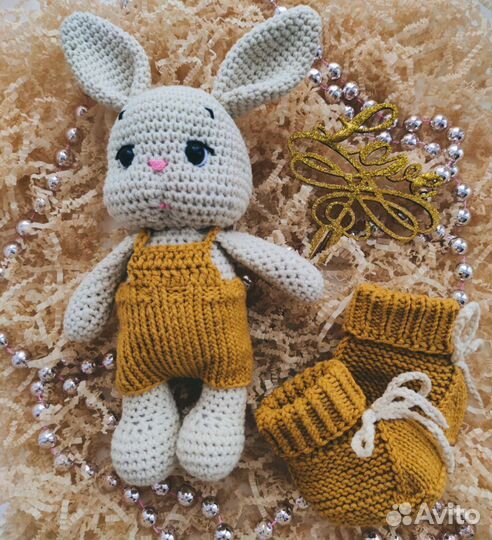 Зайка, бокс для новорождённого, ручная работа