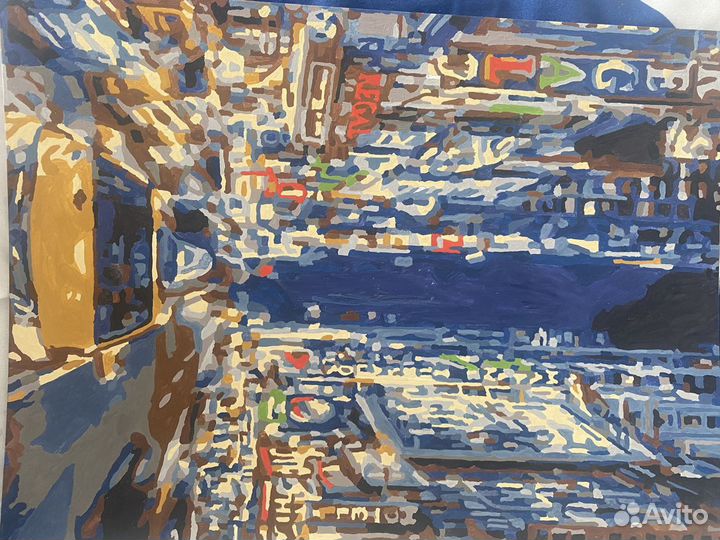 Картина по номерам (готовая)