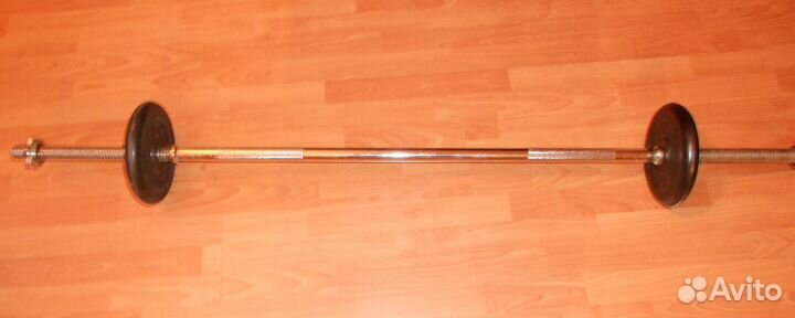 Гриф гантели блины