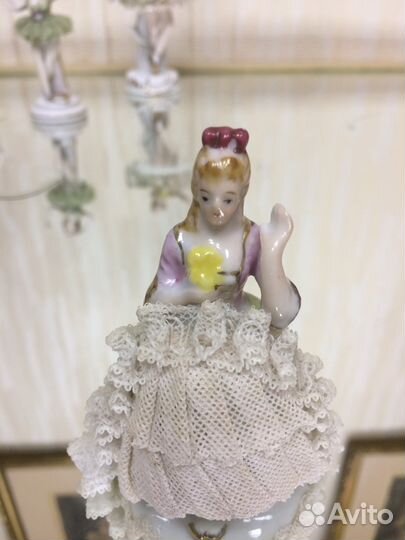 Фарфоровые старые кружевницы Япония старые