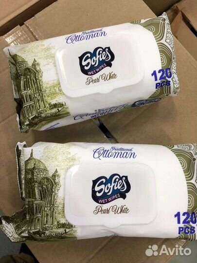 Влажные салфетки 120шт. (Турция)