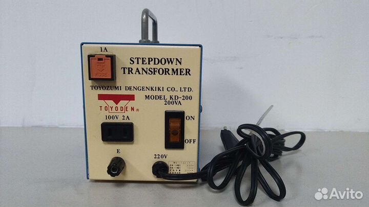 Понижающие трансформаторы Toyozumi: 200; 300; 600