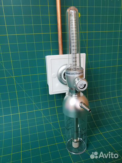 Медицинский увлажнитель кислорода с расходомером