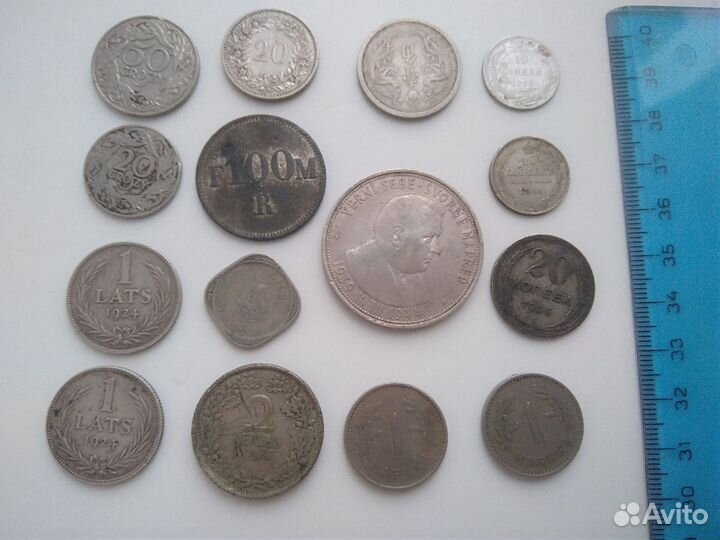 Старинные монеты серебренные